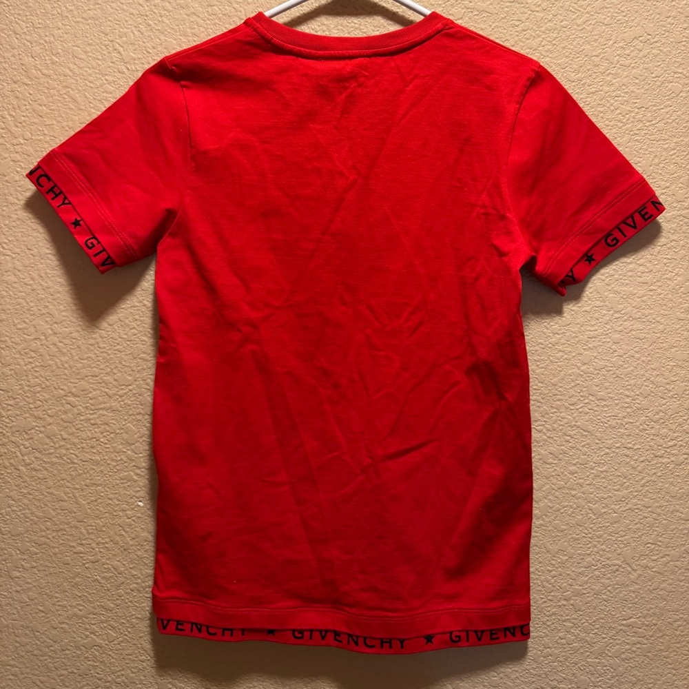 New Authentic Givenchy T Shirt Red Size 12 Kids - Picture 6 of 8